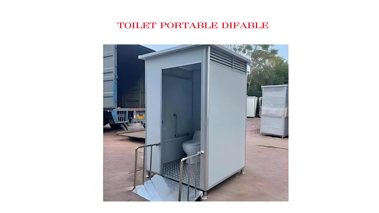 Toilet Portable Difable